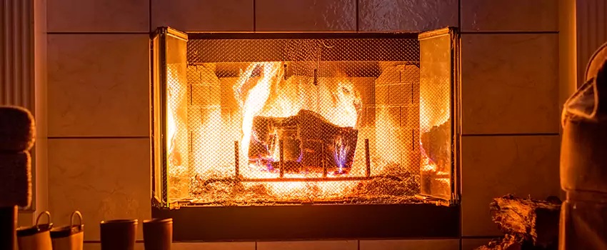 Mendota Hearth Landscape Fireplace Installation in Winston-Salem, North Carolina