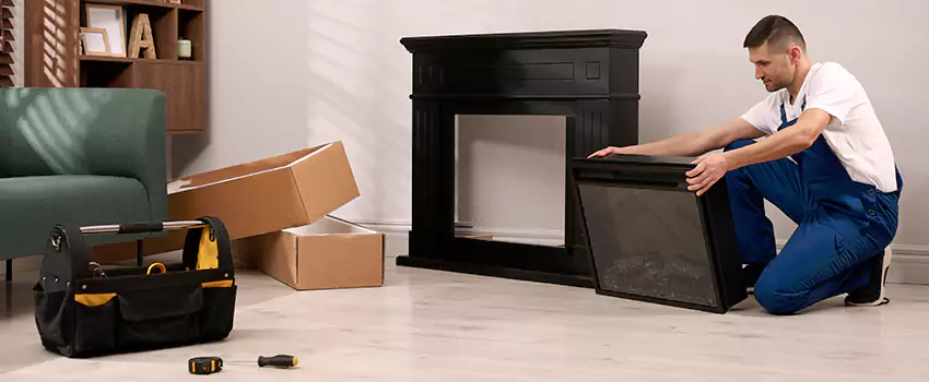 Old Rusted Metal Fireplace Repair And Replacement in Winston-Salem, NC