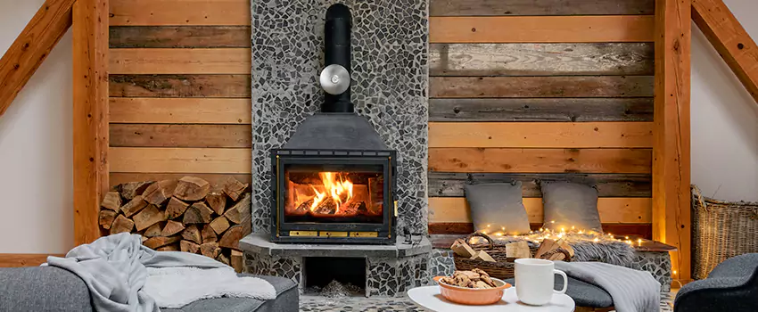 Thelin Hearth Products Direct Vent Gas Stove Fireplace Inspection in Winston-Salem, North Carolina